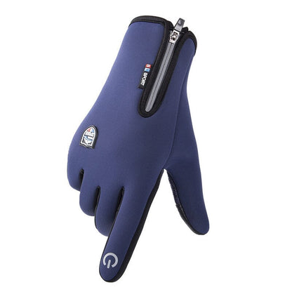 Waterproof velvet gloves - Never suffer from freezing hands again Belleza & Glamour Blue M 