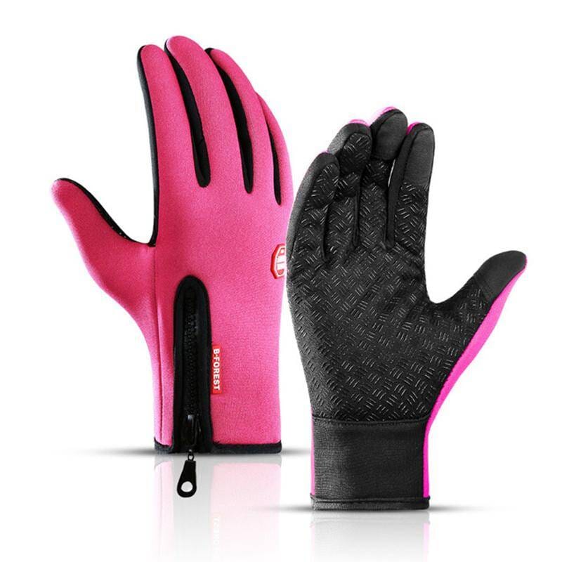 Waterproof velvet gloves - Never suffer from freezing hands again Belleza & Glamour Pink M 