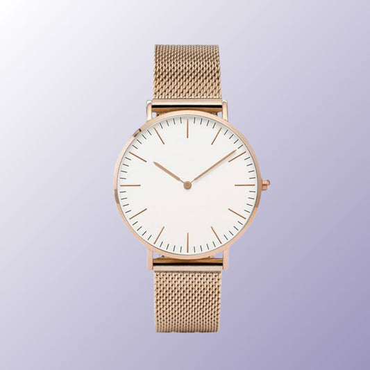 Women's Round 38mm Watch relógio Belleza & Glamour 
