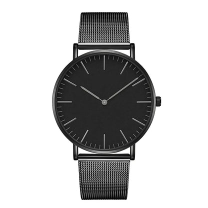 Women's Round 38mm Watch relógio Belleza & Glamour Preto 