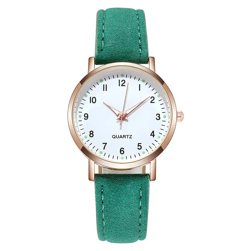 Women's Wrist Watch Relógio de Pulso Feminino Belleza & Glamour Green 