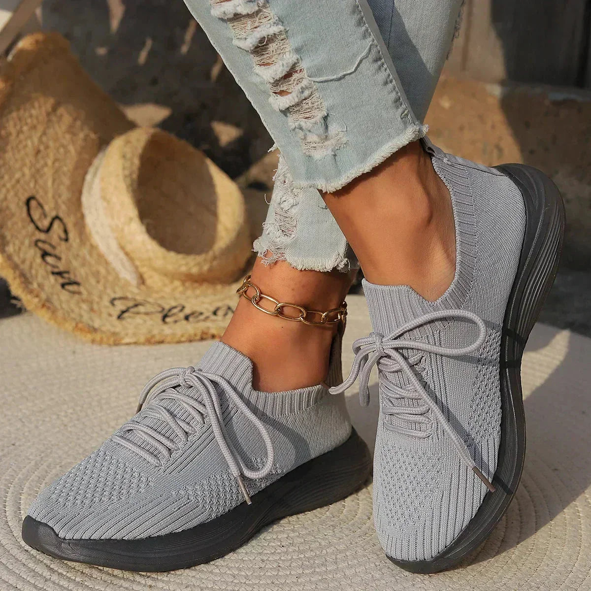 Zara™ | Relaxed Fit Sneakers Shoes Belleza & Glamour 