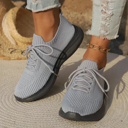 Zara™ | Relaxed Fit Sneakers Shoes Belleza & Glamour Grey NZ5 / EU36 